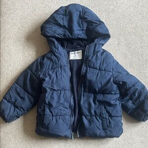 Old Navy Toddler Dark Blue Puffer Coat